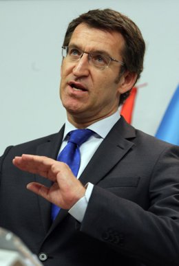 Feijóo, en un momento del Consello del 5 de agosto