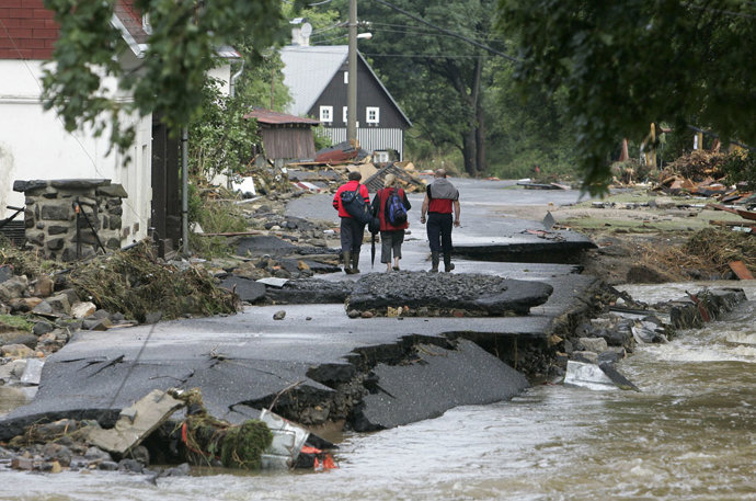 Inundaciones en la República Checa