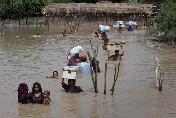 Inundaciones torrenciales en Pakistán
