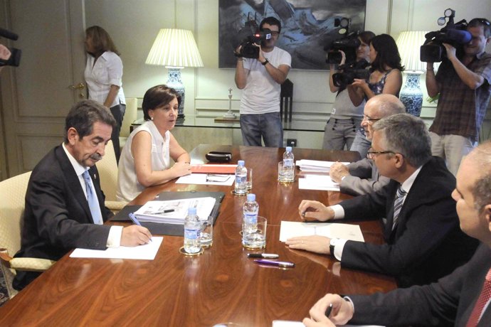 Revilla y Gorostiaga con Blanco en el Ministerio