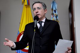 El presidente de Colombia, Álvaro Uribe