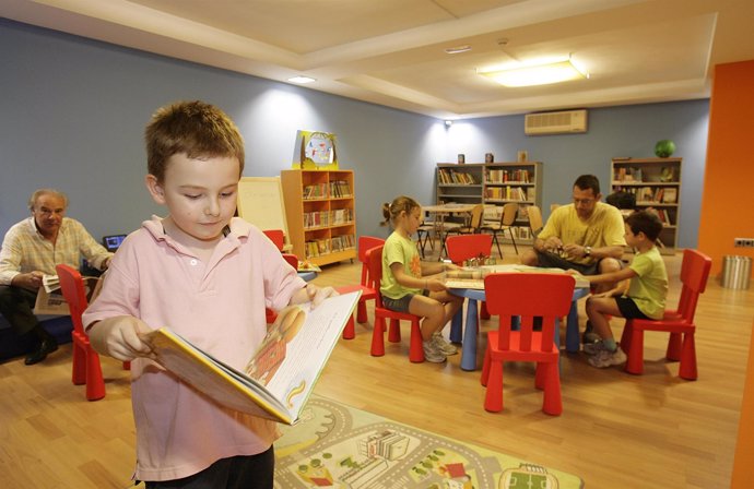 Sala infantil de la biblioteca
