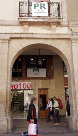 Sede del PR en Logroño