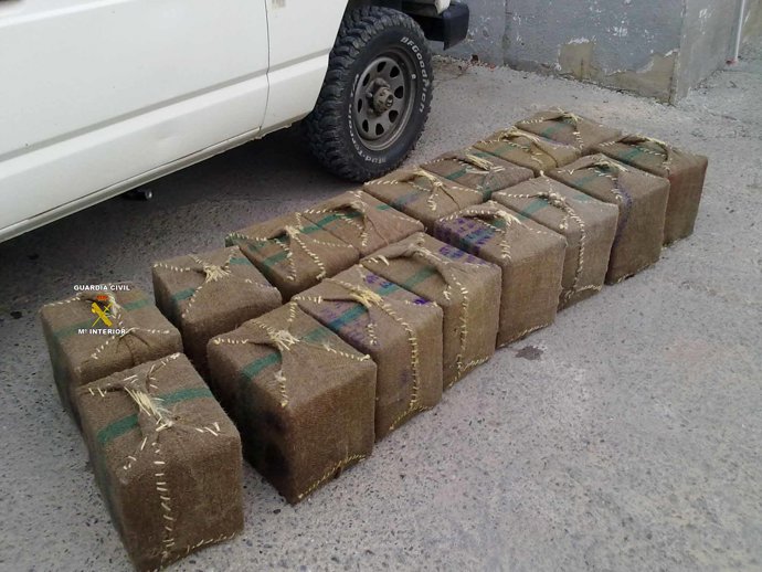 Droga intervenida en Cádiz