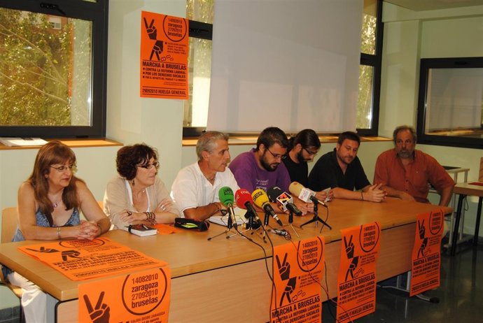 Rueda de prensa sobre la Marcha a Bruselas