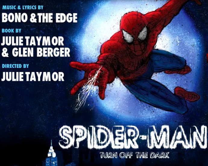 Cartel promocional del musica de Spiderman