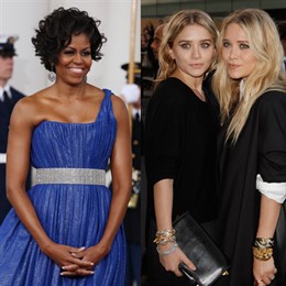 Mary Kate y Ashley Olsen quieren vestir a Michelle Obama