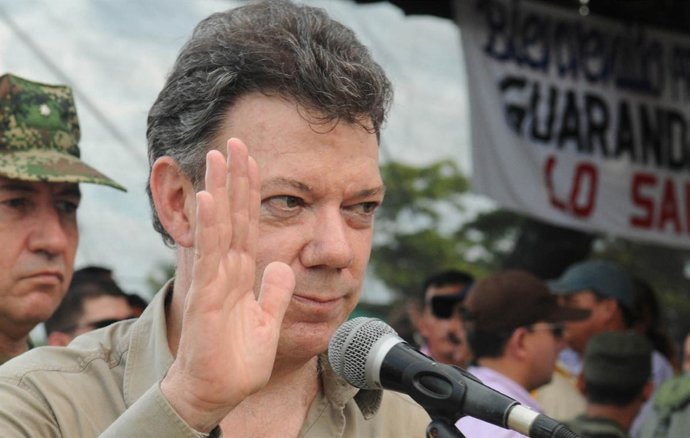 El presidente de Colombia, Juan Manuel Santos.