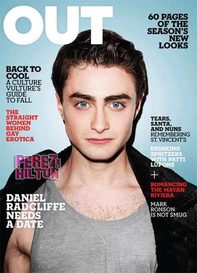Daniel Radcliffe portada de Out