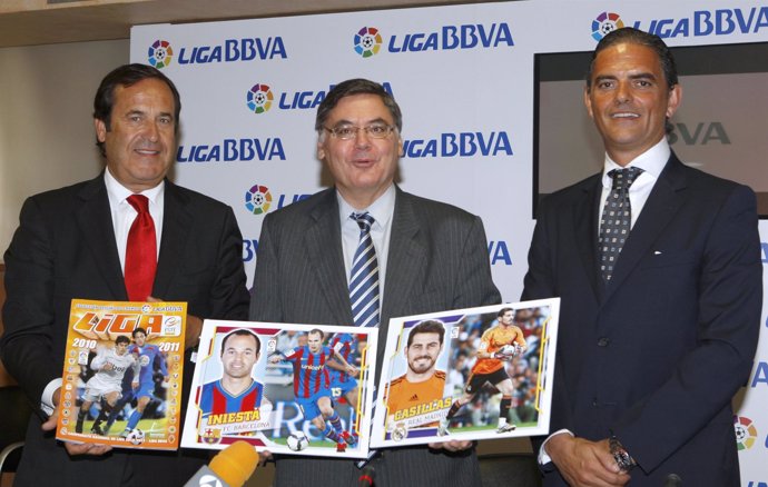 Presentación cromos Liga BBVA 2010-2011