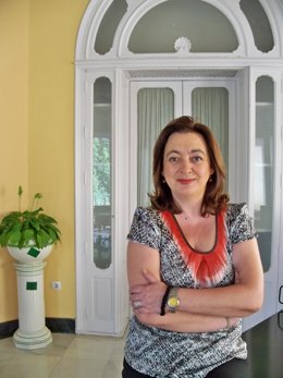 Mar Moreno, consejera de Presidencia, durante la entrevista