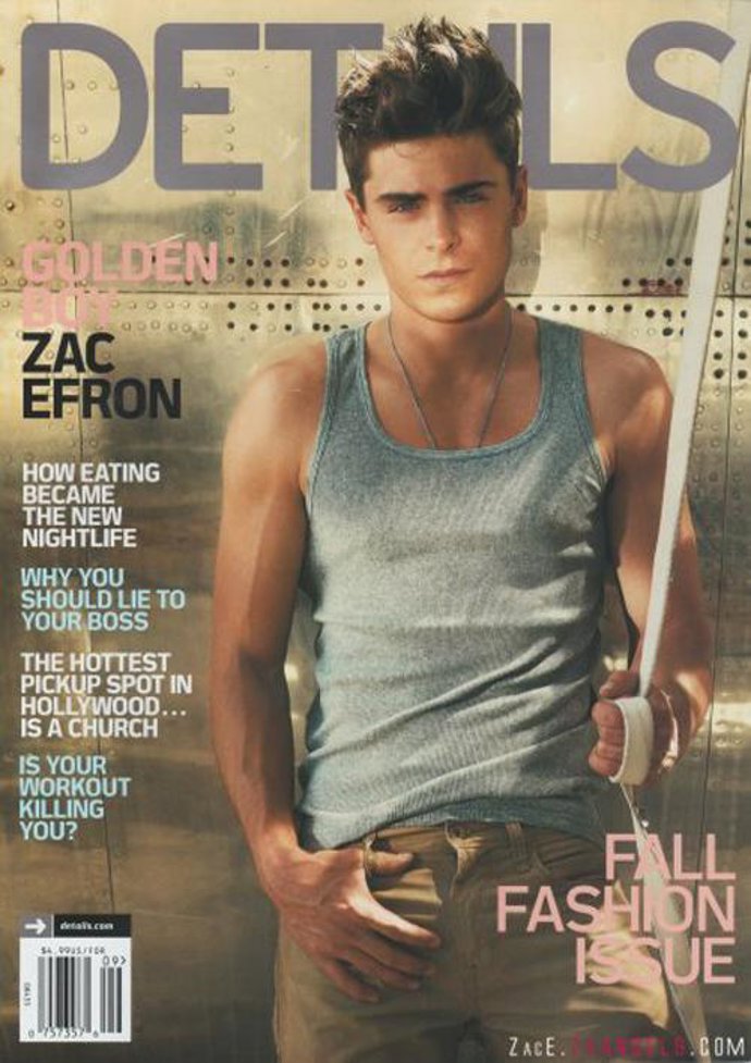 Zac Efron para la revista Details