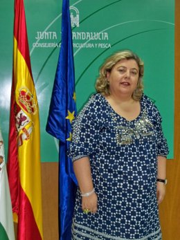 La consejera de Agricultura y Pesca, Clara Aguilera.