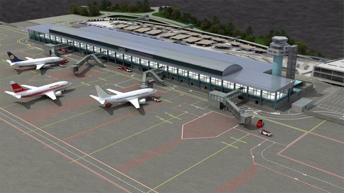 Nuevo terminal del aeropuerto de Vigo
