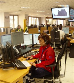 Sala operativa de Santa Cruz de Tenerife.