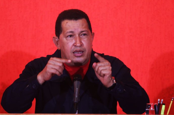 El presidente de Venezuela, Hugo Chávez.