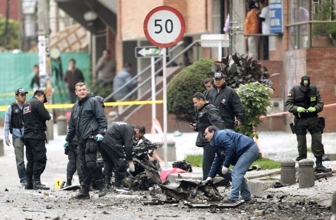 Atentado con coche bomba en Colombia