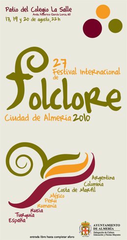 El XXVII Festival Internacional de Folclore de Almería