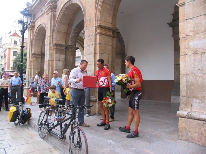 Momento de la llegada