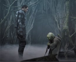 Starkiller y Yoda en Star Wars: El poder de la Fuerza II