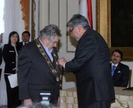 Los presidentes de Paraguay, Fernando Lugo, y de Uruguay, Jose Mujica.