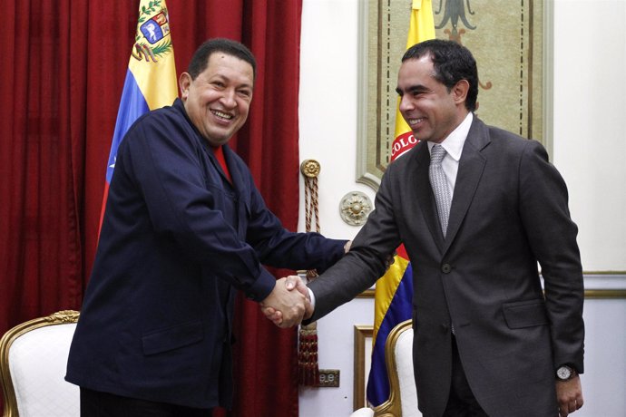 Hugo Chávez y Armando Benedetti