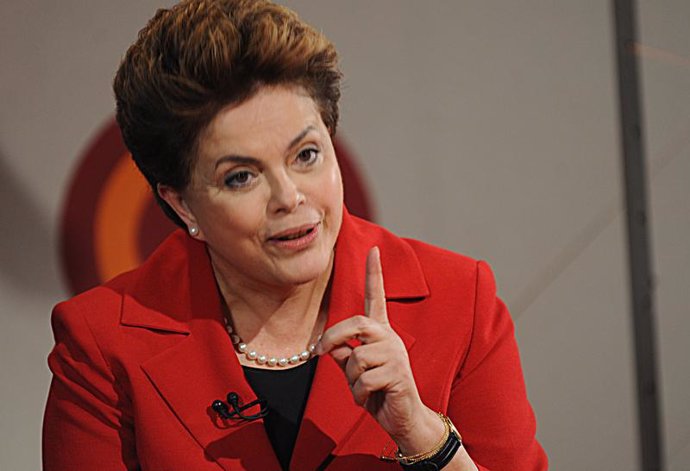 Candidata presidencial Dila Rousseff