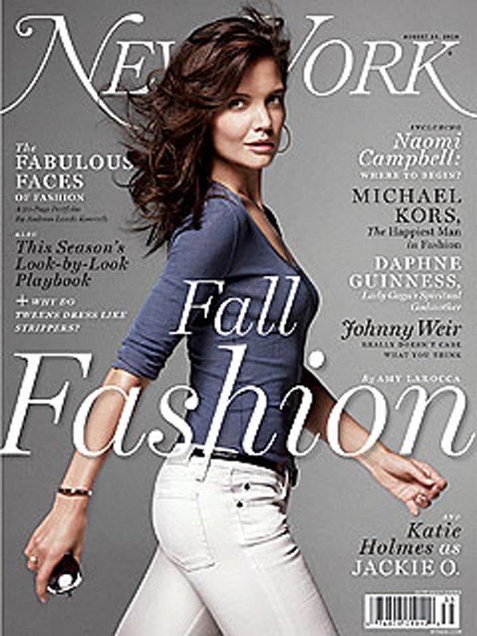 Katie Holmes protagoniza la portada de 'New York'