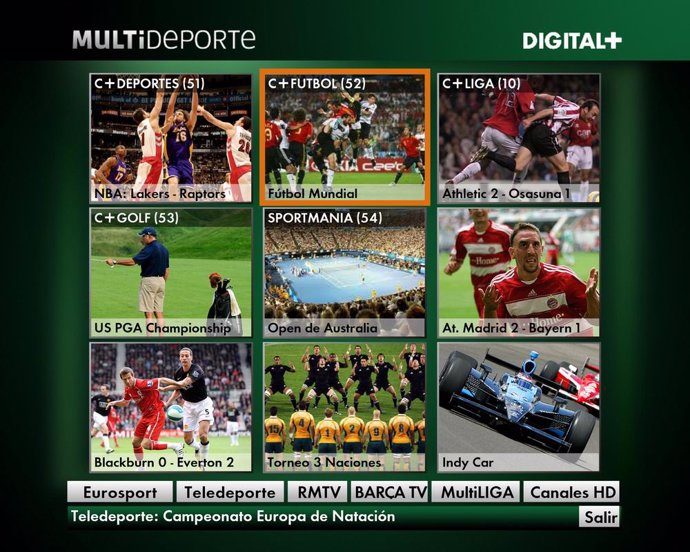 Imagen del nuevo servicio 'Multideporte'