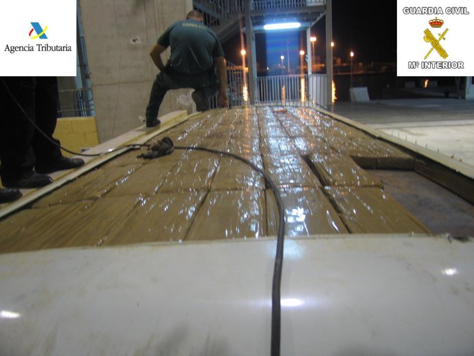 Imagen de la droga incautada