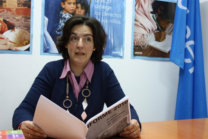 Caimari, en la sede de Unicef en Baleares.