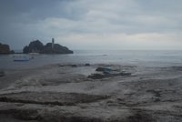 Una decena de vehículos son extraídos de las ramblas de Las Culebras y del Rubial en Águilas tras fuertes lluvias