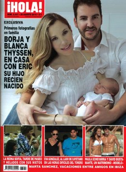 Portada de la revista '¡Hola!'