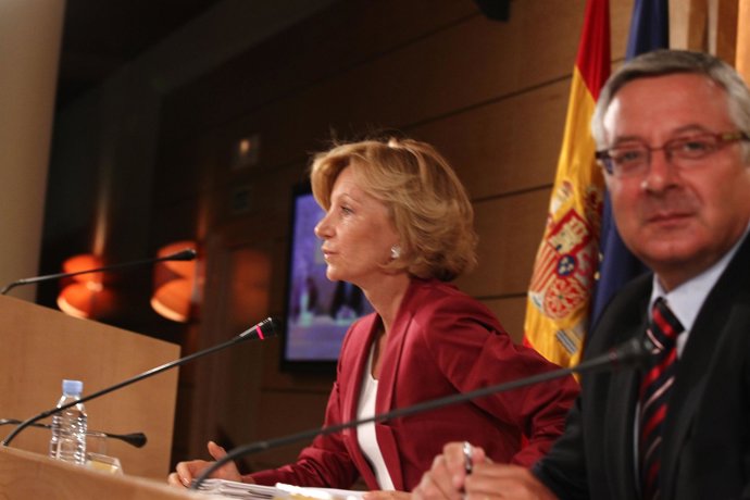 Elena Salgado y José Blanco