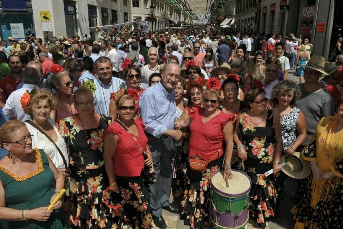 De la Torre en la portada de la Feria de calle Larios