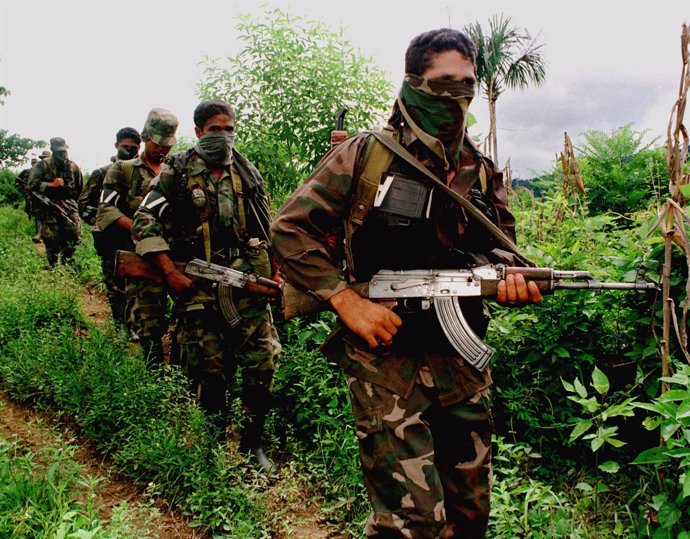Columna de paramilitares colombianos