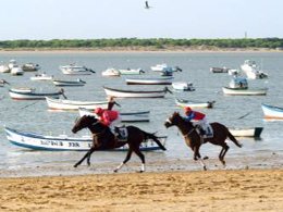 Imagen de las Carreras de Sanlúcar