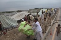 Las inundaciones dejan cuatro millones de personas sin hogar en Pakistán
