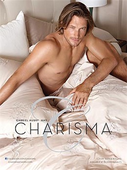 Gabriel Aubry, nueva imagen de la campaña textil de 'Charisma'
