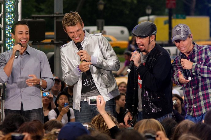 Backstreet Boys en una de sus actuaciones