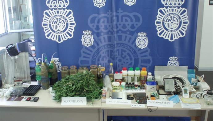 Efectos intervenidos por la Policía