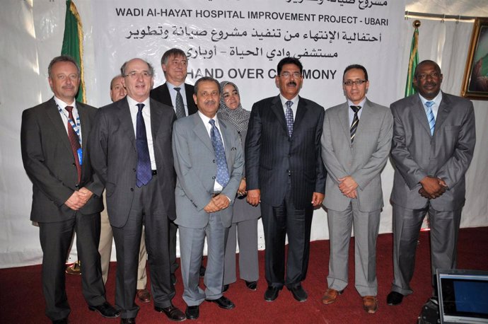 Inauguración del Hospital de Ubari (Libia)