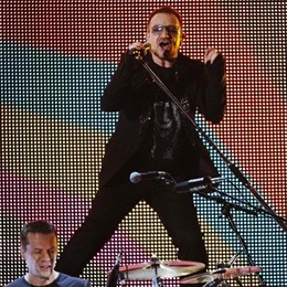 La banda irlandesa U2 en concierto