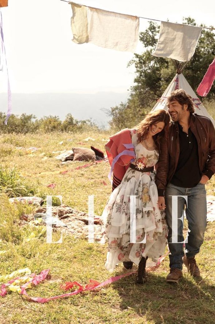 Javier bardem y Julia Roberts para la revista ELLE