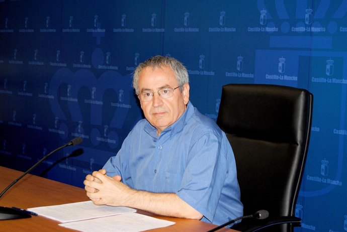 El viceconsejero de Educación, durante la rueda de prensa