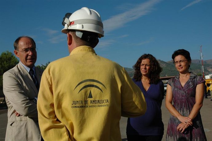El consejero de Medio Ambiente, Jose Juan Díaz Trillo, de visita por la provinci