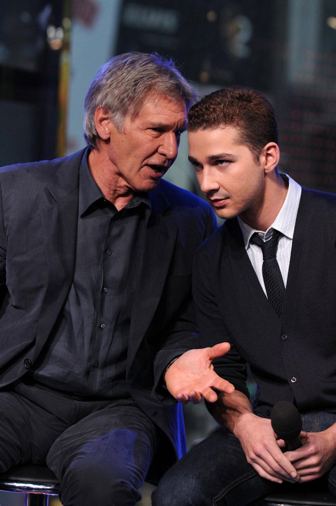 Shia Labeouf y Harrison Ford