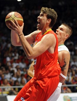 Marc Gasol entra a canasta