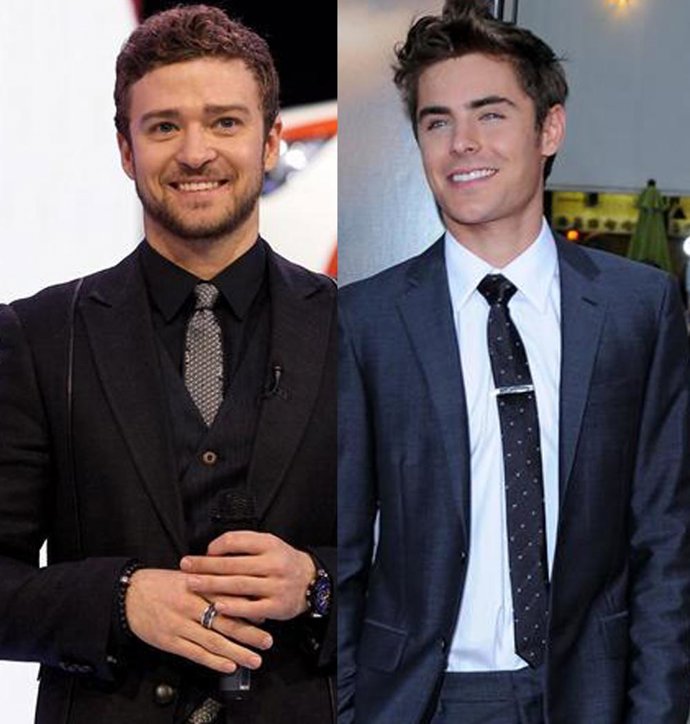 Montaje de Justin Timberlake y Zac Efron