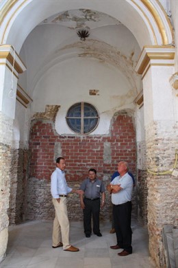 Alcalde en la visita